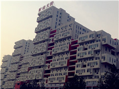 [鄭州真石漆]富士康冠達花園個性設(shè)計，只用超前單彩真石漆